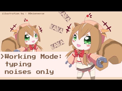【hololiveID】Working Mode : Typing Noise ASMR【Ayunda Risu】