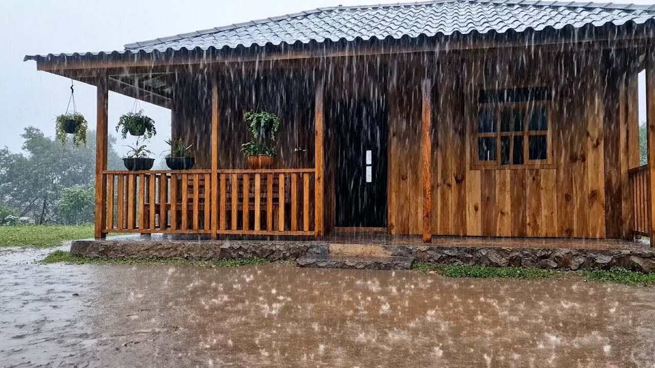 Som De Chuva Profunda E Escura 🌧️ Ambiente Perfeito Para Dormir Na Madrugada