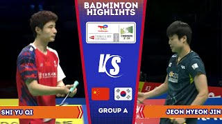 SHI Yuqi  vs JEON Hyeok Jin | Thomas Cup 2024 Badminton