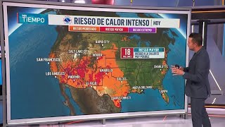 Clima extremo golpea ambas costas del país con calor récord e inundaciones