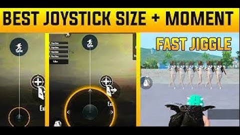 PERFECT JIGGLE MOVEMENT + JOYSTICK SIZE | Pubg Mobile Lite Best Joystick Size And Fast Jiggle