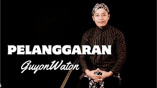 PELANGGARAN - GUYONWATON | COVER BY SIHO LIVE ACOUSTIC
