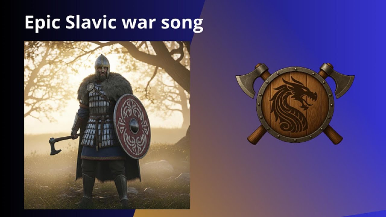Epic Slavic war song Epic Slavic war song