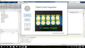 Easy Tablets Inspection GUI using matlab