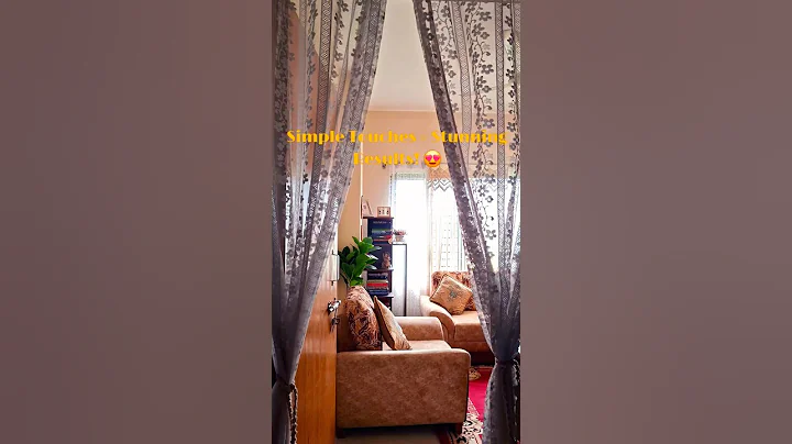 Elegant Drawing Room Decor | You Can Do It Too! #love #homedecor #home #shorts