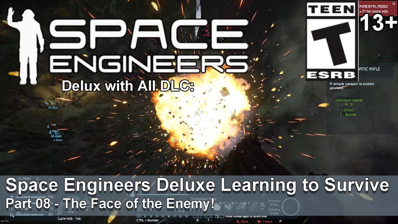 Space Engineers Deluxe – Learning to Survive (Part 08) The face of the ...