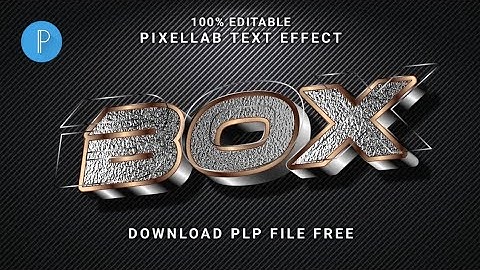 Box Text Effect in pixellab | 3d glow text effect in pixellab | text effect pixellab plp file