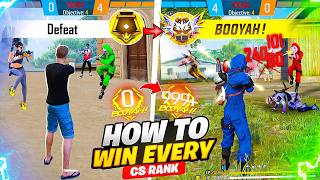 HOW TO WIN EVERY CS RANK in FREE FIRE 😈🔥| PRO TIPS & TRICKS | FIREEYES GAMING screenshot 4