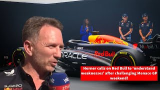 Horner calls on Red Bull to ‘understand weaknesses’ after challenging Monaco GP weekend😊