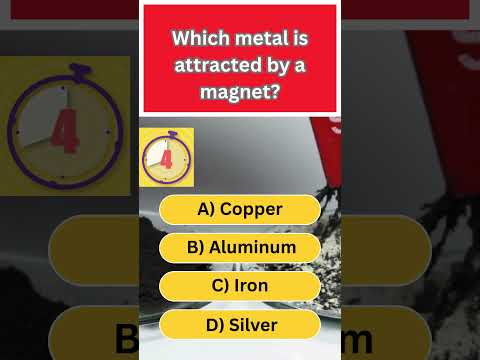 Which metal is attracted by a magnet? #shorts #viral #quiz