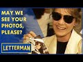 Dave Plays &quot;May We See Your Photos, Please?&quot; | Letterman