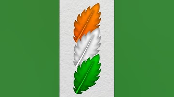 Flag Colour On Leaf In CorelDRAW | CorelDRAW Tutorial | #shorts #youtubeshorts #trending