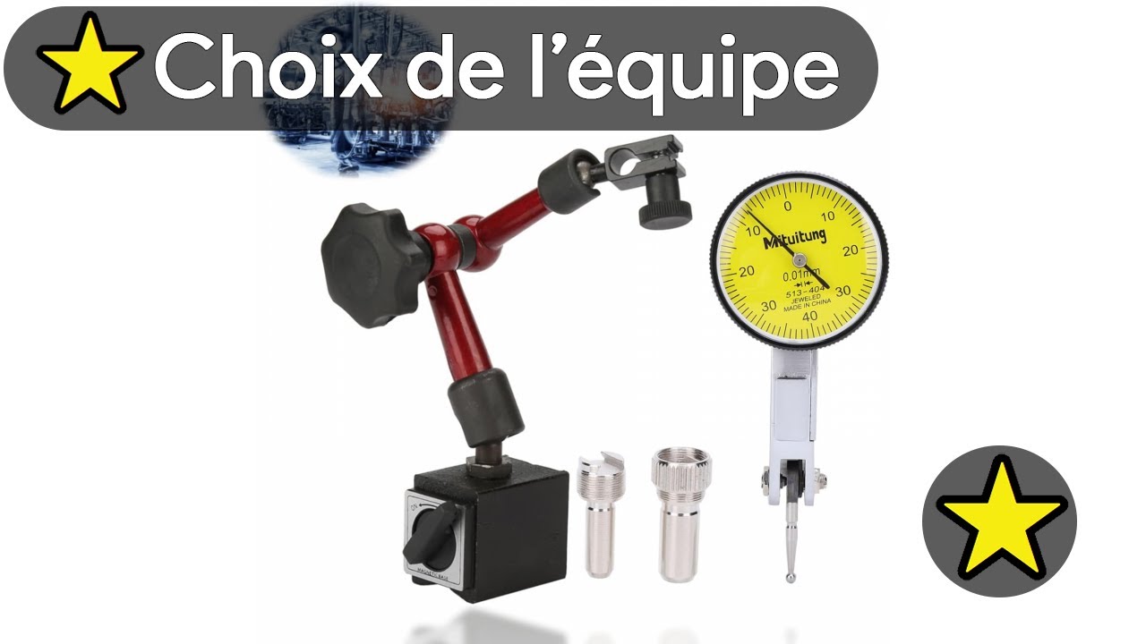 Bras Flexible Support Magnétique Pour Indicateur à Levier - Base Réglable Base Réglable Jauge Test