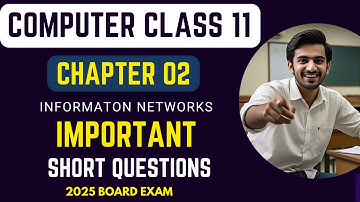 Computer Class 11 Chapter 2 Important Short Questions 2025 | 11th Class Computer Important Questions