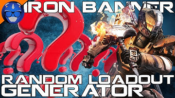 DIM Random Loadout Generator // Destiny // Iron Banner