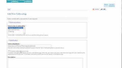 Creating Subheadings Unlinked 080410