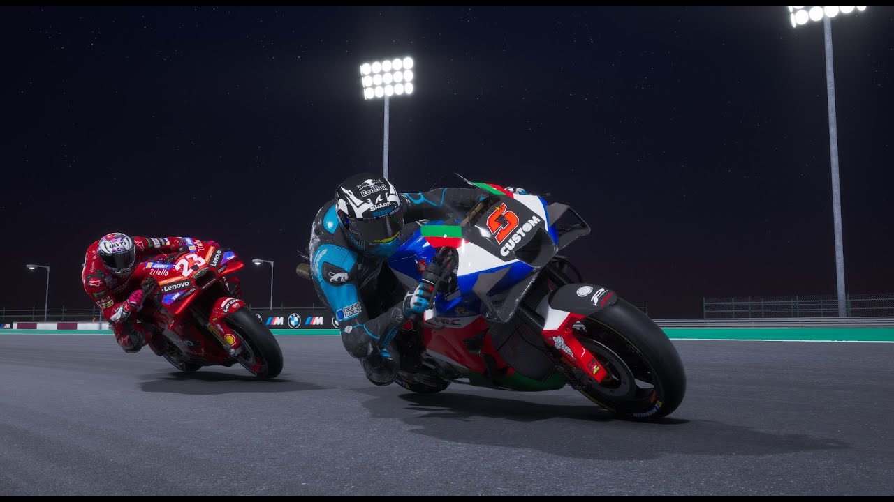 JOHANN ZARCO VS ENEA BASTIANINI MOTOGP DOHA QATAR 2024 SEASONS MOD TEST ...