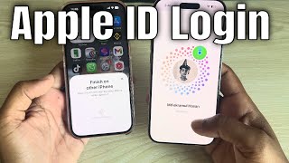 How to log in apple id from other phone | same Apple ID on two phones