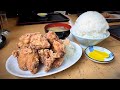 本場の素晴らしい大衆食堂！輝く銀シャリと骨付き唐揚げからの温泉の旅『飯テロ』むら上食堂/道の駅耶馬トピア/小谷瀬パン工房/川部精肉店/道の駅やまくに/なかま温泉