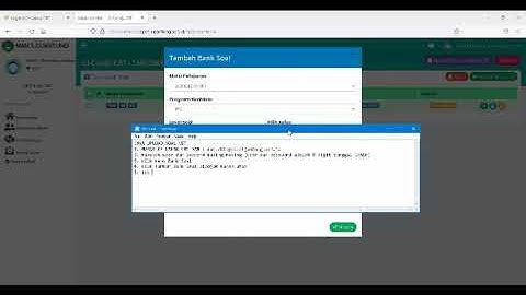 Tutorial Upload Soal CBT