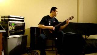 Video thumbnail of "Mencari WajahMu - Frontline Generation (guitar cover) by awoen"