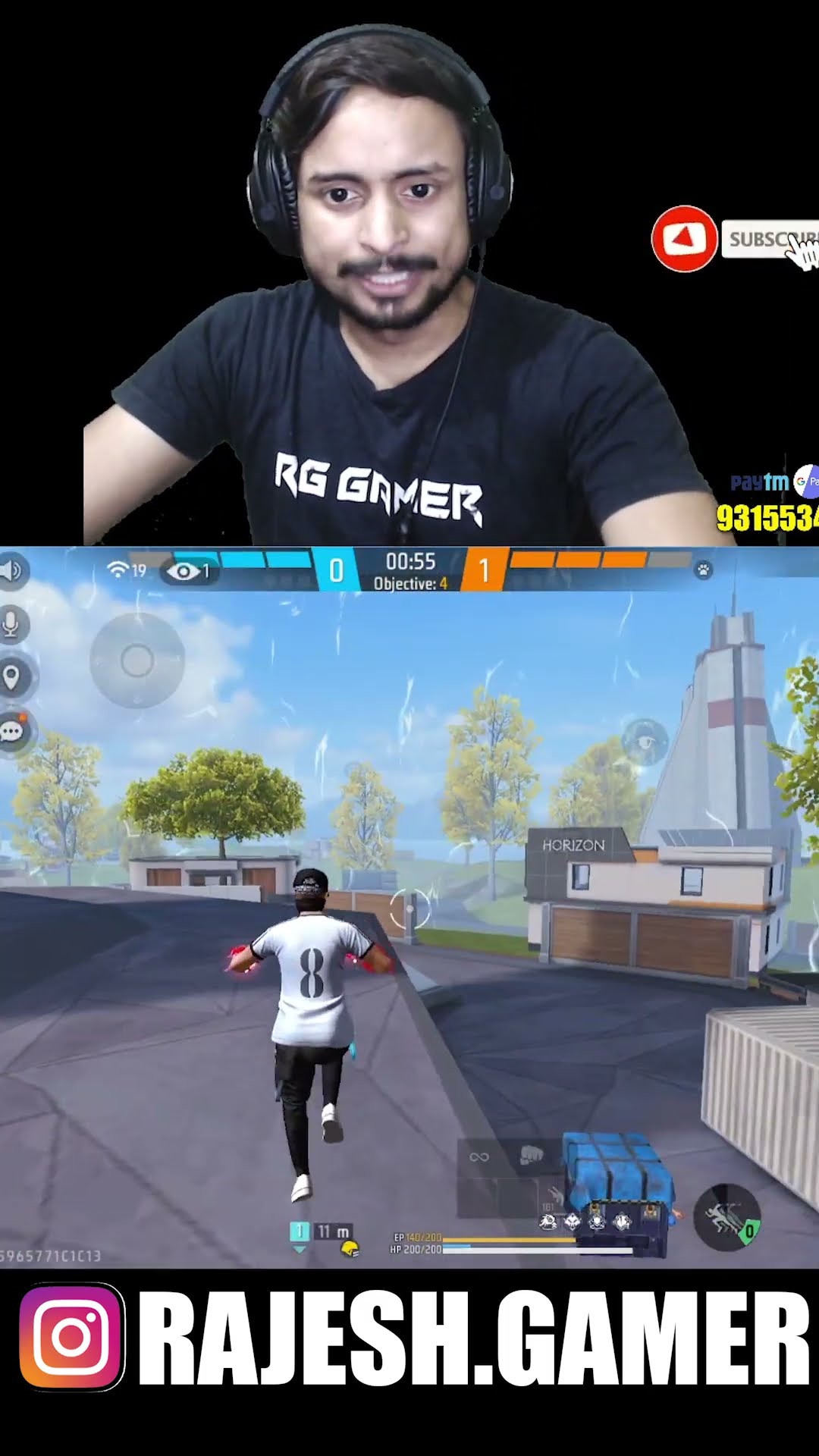 NEW 1VS4 With JOD RG GAMER ? Easy Peasy ? Teammates OP Reaction ? Impossible Clutch ? #shorts