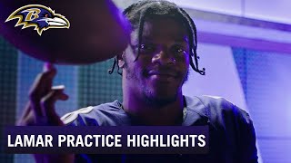 Lamar Jackson Offseason Practice Highlights | Baltimore Ravens