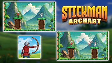 Stickman Archary || Construct 3 Game Template || Source code