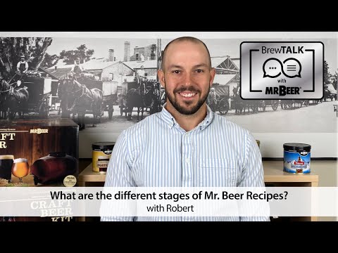 What are the different stages of Mr. Beer Recipes?