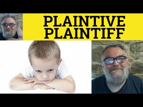 Video: Apa lawan kata dari plaintive?