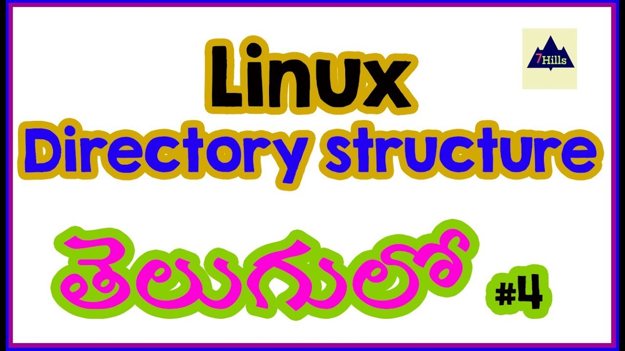 linux training in telugu Linux Directory Structure In Telugu