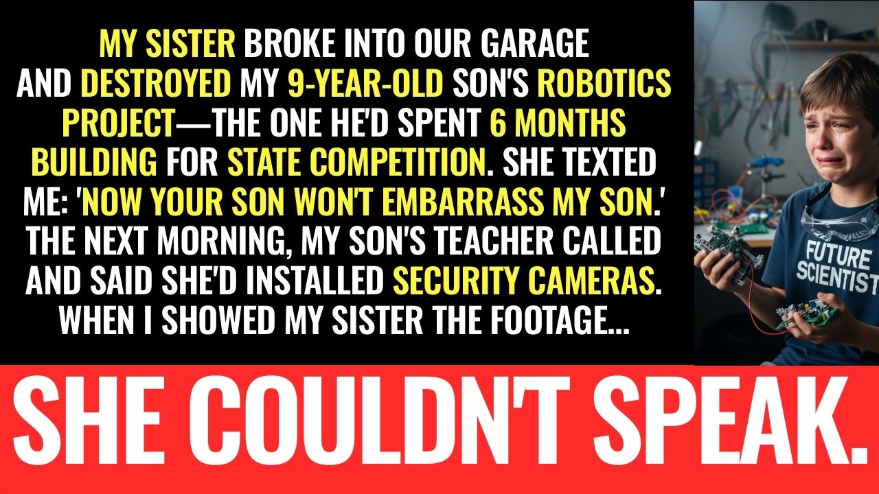 My Sister Destroyed My 9-Year-Old's 6 years Science Project the Night Before the Competition