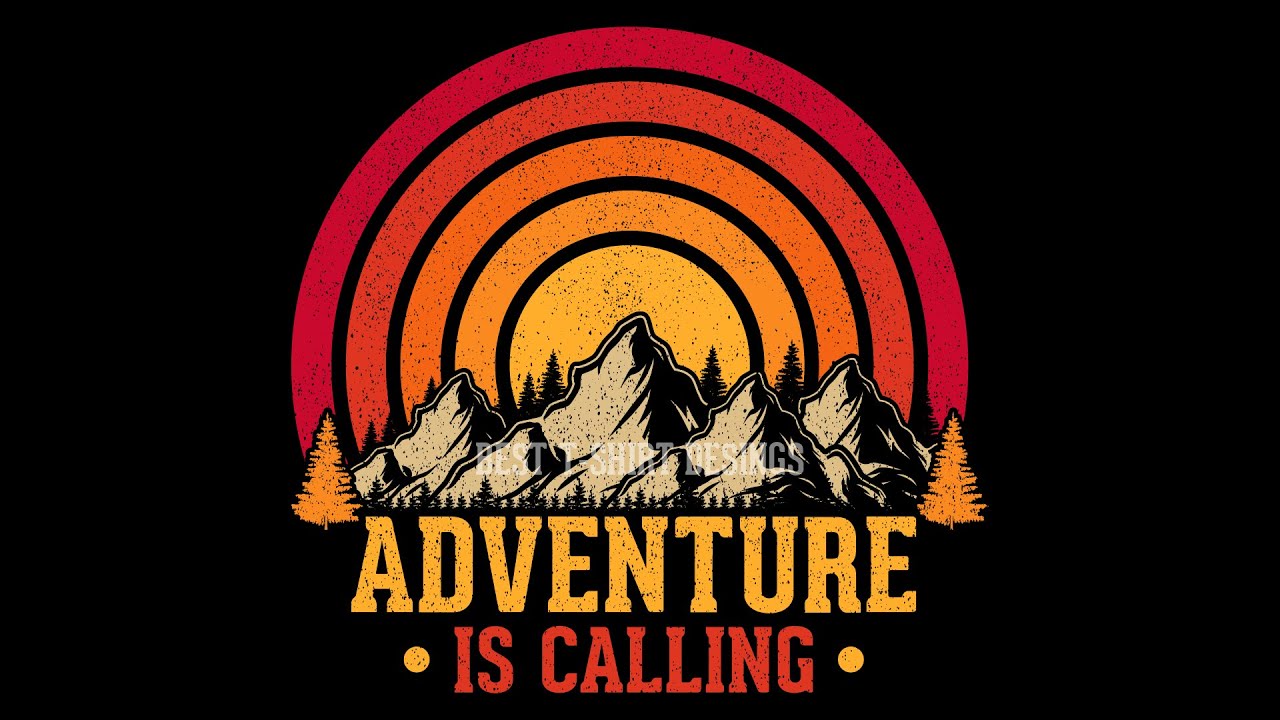 adventure t shirt design