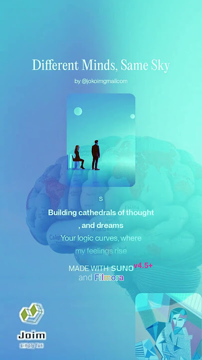'Different Minds, Same Sky' by Joim with sunoai  #song #brain #universum #diversity #moralcompass