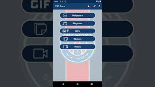 PSG Fan Application Promotion Video #psg #messi #neymar #mbappe #paris screenshot 2