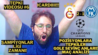 Galatasaray - Molde 2-1 | Şampiyonlar Ligi Play Off 2. Maçı | GRUPLARA KALDIK🙌| TEPKİ VİDEOSU! 🔥