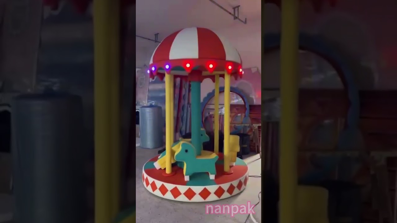 customized Indoor playground carousels