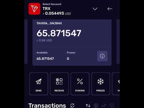 فيديو مهم لاي حد عنده اي محفظة لعملة الترون  و مشترك في عقود زكية عموما لازم تزود 
