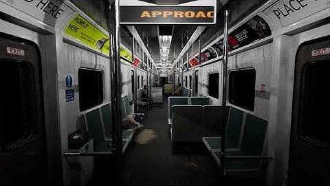 New York Subway Carriage Cable Car - UNREAL ENGINE 5 - METAHUMAN