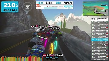 Zwift Insider Tiny Race (2 of 4) (B) on Two Bridges Loop (Z1) - full version