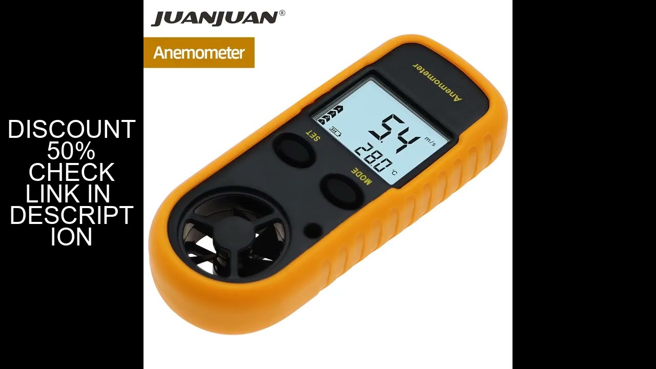 Anemometer Air Wind Speed Gauge Digital Anemometro Thermometer Wind velocity Meter Windmeter 30m/s T