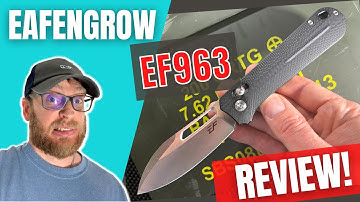 Eafengrow EF963 Review | Unboxing & Overview Of This (Budget) AXIS Lock EDC Knife!