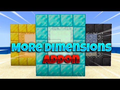 1.17 More dimension Addon For Minecraft Pe | More Portals Addon In MCPE | MCPE Best Addon | 2021 |
