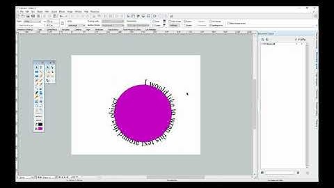 How to Wrap Text Along an Object