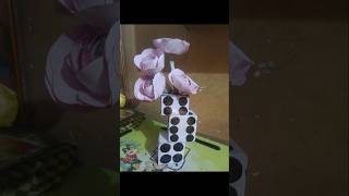 diy Dice 🎲 vase #craft #handmade #flowervase #diy #vase #homedecor #crafter #dice #cardboardcraft