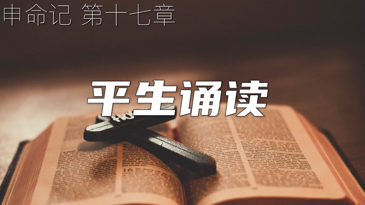 一起读圣经408- 神的话语需要我们平生诵读 - 申命记 第十七章 - YouTube