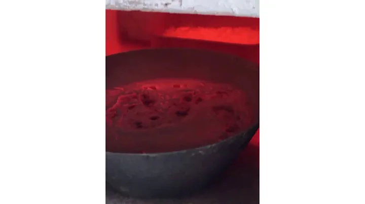 Burning /Ashing gold loaded activated carbon