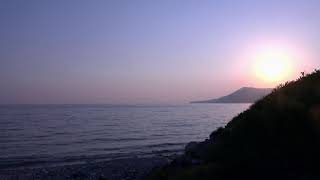 🌊 Sea waves and cricket sounds at sunset - NO LOOP - Realtime - 🎧 HQ XY Stereo Recording 🎧
