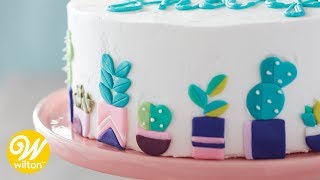 How to Inlay Fondant using Cut-Outs | Wilton