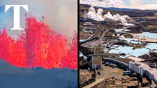 Iceland's Blue Lagoon evacuated after volcano erupts